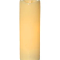 Star Trading LED Blockljus Grande Beige 38cm