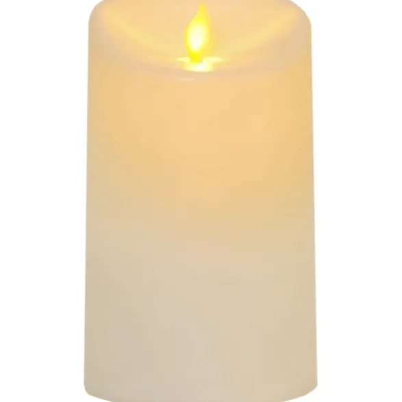 Star Trading LED Blockljus M-Twinkle Elfenben 15cm