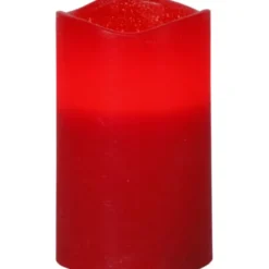 Star Trading LED Blockljus 4-pack May Röd 12,5cm