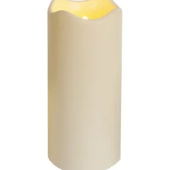Star Trading LED Blockljus Paul Beige 23cm