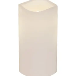 Star Trading LED Blockljus Paul Vit 15cm