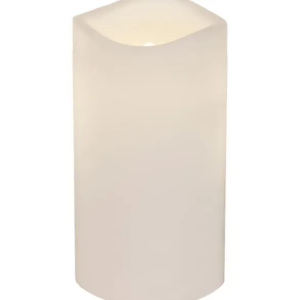 Star Trading LED Blockljus Paul Vit 15cm