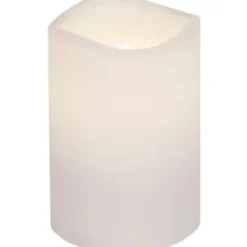 Star Trading LED Blockljus Paul Vit 11,5cm