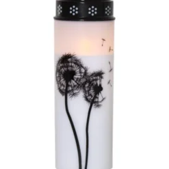 Star Trading LED Gravljus Dandelion Vit 21cm