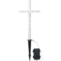 Star Trading LED Gravljus GraveCross Vit 42cm