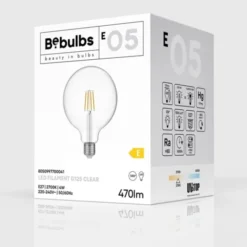 Creative cables LED-lampa Clear 4W E27 glob 125mm