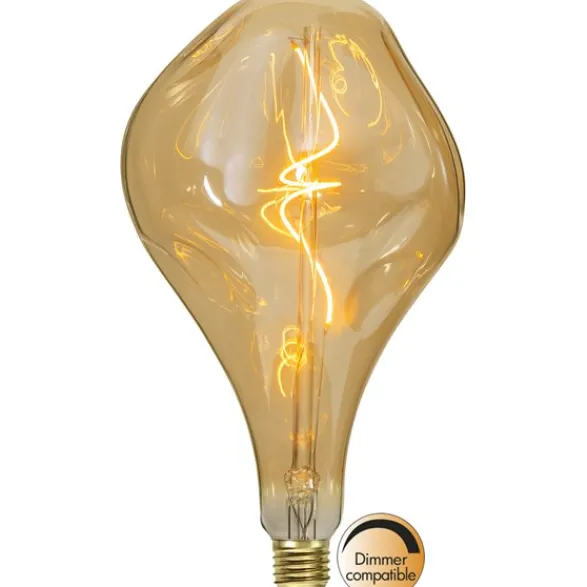 Star Trading LED-lampa E27 A165 Industrial Vintage, 3.8W dimbar