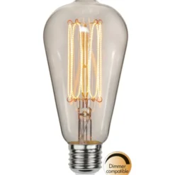 Star Trading LED-lampa E27 edison Decoled Grace Clear 3,8W dimbar