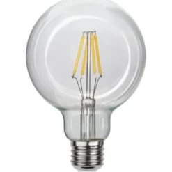 Star Trading LED-lampa E27 glob Clear, 4.7W(40W) dimbar