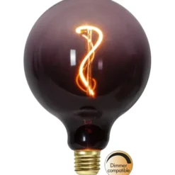 Star Trading LED-lampa E27 glob 125mm ColourMix, 4W dimbar, rosa