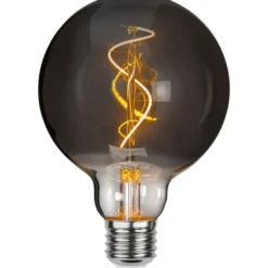 Star Trading LED-lampa E27 glob 95mm Decoled Grace Smoke 3W