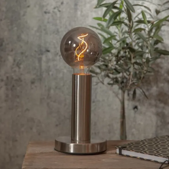 Star Trading LED-lampa E27 glob 95mm Decoled Grace Smoke 3W