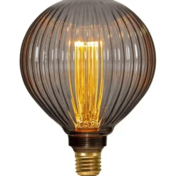 Star Trading LED-lampa E27 glob 125mm Decoled New Generation Classic, rökgrå 1W