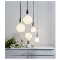 Star Trading LED-lampa E27 glob opal Double Coating, 5W(35W) dimbar