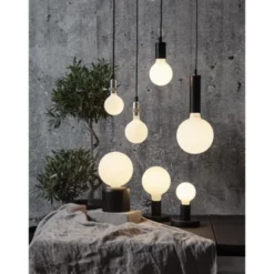 Star Trading LED-lampa E14 glob opal Double Coating, 1.5W dimbar