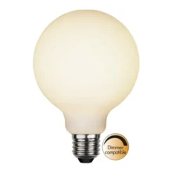 Star Trading LED-lampa E27 glob opal Double Coating, 5W(35W) dimbar