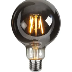 Star Trading LED-lampa E27 glob Plain Smoke, 1.8W