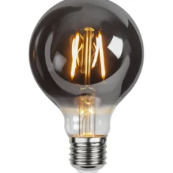 Star Trading LED-lampa E27 glob Plain Smoke, 1.8W