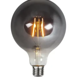 Star Trading LED-lampa E27 glob Plain Smoke, 1.8W