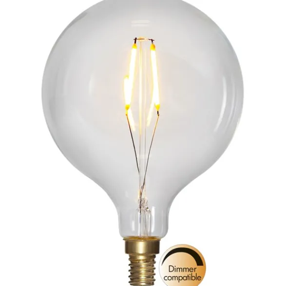 Star Trading LED-lampa E14 glob Soft Glow, 1.5W dimbar