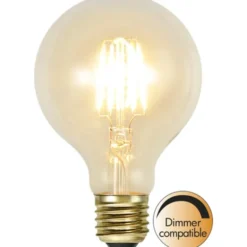Star Trading LED-lampa E27 Glob Soft Glow 1,6W dimbar