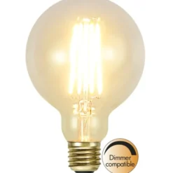 Star Trading LED-lampa E27 glob Soft Glow, 3.6W dimbar