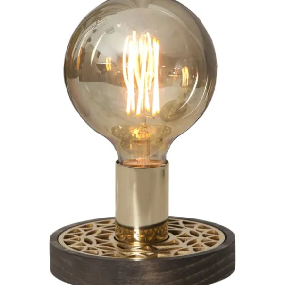 Star Trading LED-lampa E27 glob Vintage Gold, 3.7W dimbar
