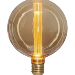 Star Trading LED Lampa E27 glob 125 2W DecoLED New Generation Classic Mood, amber
