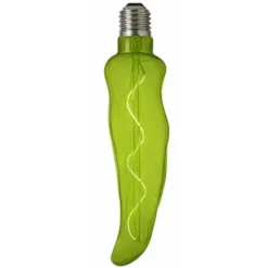 lampsladdar.se Led-lampa E27 Kitchen Peperone Grön 2500K 5W Dimbar