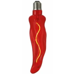 lampsladdar.se Led-lampa E27 Kitchen Peperone Röd 1000K 5W Dimbar
