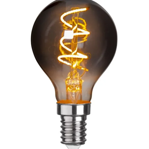Star Trading LED-lampa E14 klotlampa Decoled Grace Smoke 3W