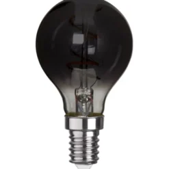 Star Trading LED-lampa E14 klotlampa Decoled Grace Smoke 3W