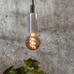 Star Trading LED-lampa E14 klotlampa Decoled Grace Smoke 3W