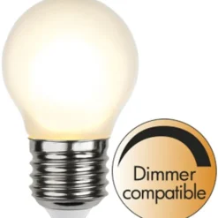 Star Trading LED-lampa E27 klotlampa Frosted, 4W(35W) dimbar