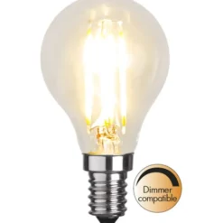 Star Trading LED-lampa E14 klotlampa klar 4,2W(40W) dimbar