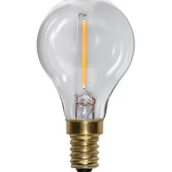 Star Trading LED-lampa E14 klotlampa Soft Glow, 0.8W