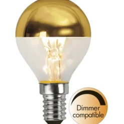 Star Trading LED-lampa E14 klotlampa Top Coated, 3.5W dimbar