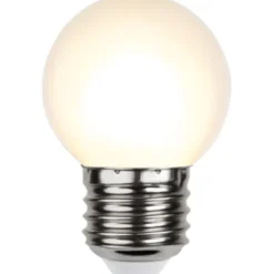 Star Trading LED-lampa E27 klotlampa 1W opal