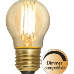Star Trading LED-lampa E27, Klot, 3W Soft Glow