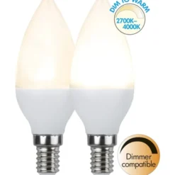 Star Trading LED-lampa E14 kronljus Dim To Warm, 5W(40W) dimbar