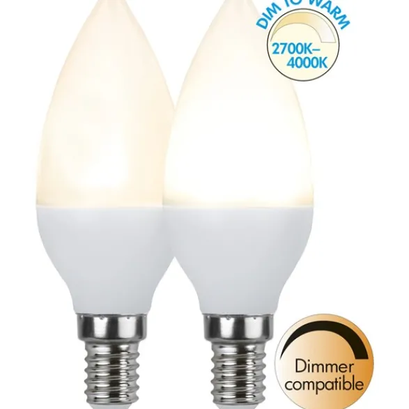 Star Trading LED-lampa E14 kronljus Dim To Warm, 5W(40W) dimbar