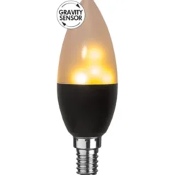 Star Trading LED-lampa E14 kronljus Flame, 0.8-1.2W