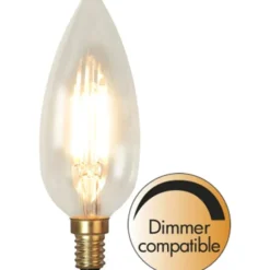 Star Trading LED-Lampa E14 kronljus 3W Soft Glow, dimbar
