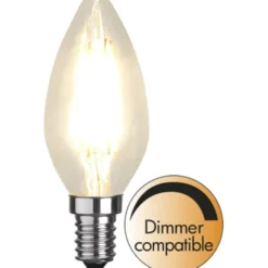 Star Trading LED-lampa E14 kronljus 4,2W(40W) klar, dimbar