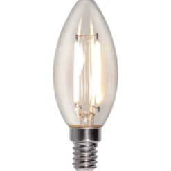 Star Trading LED-lampa E14 kronljus, 2W(25W) vitt filament, dimbar