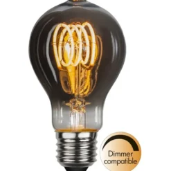 Star Trading LED-lampa E27 normal Decoled Spiral Smoke, 2W dimbar