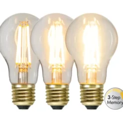 Star Trading LED-lampa E27 normal Soft Glow 3-step memory