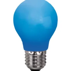 Star Trading LED-lampa E27 normal 0,9W blå