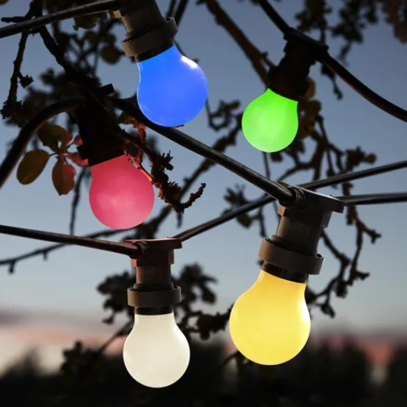Star Trading LED-lampa E27 normal 0,9W grön