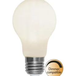 Star Trading LED-lampa E27 normal 7,5W(60W) Opaque filament opal dimbar